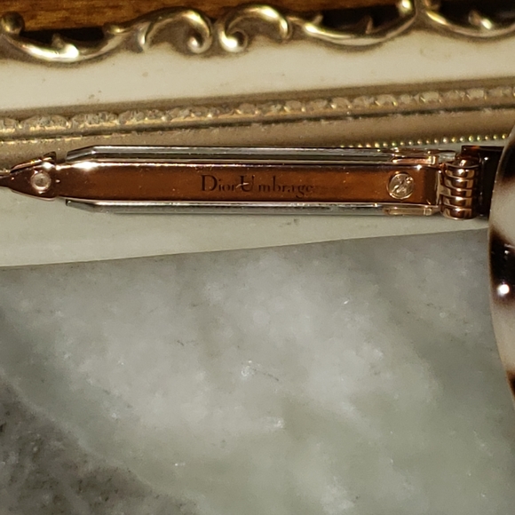 Christian Dior Umbrage Round Tortoise Shell Havanna Red Gold Sunglasses - Picture 8 of 11